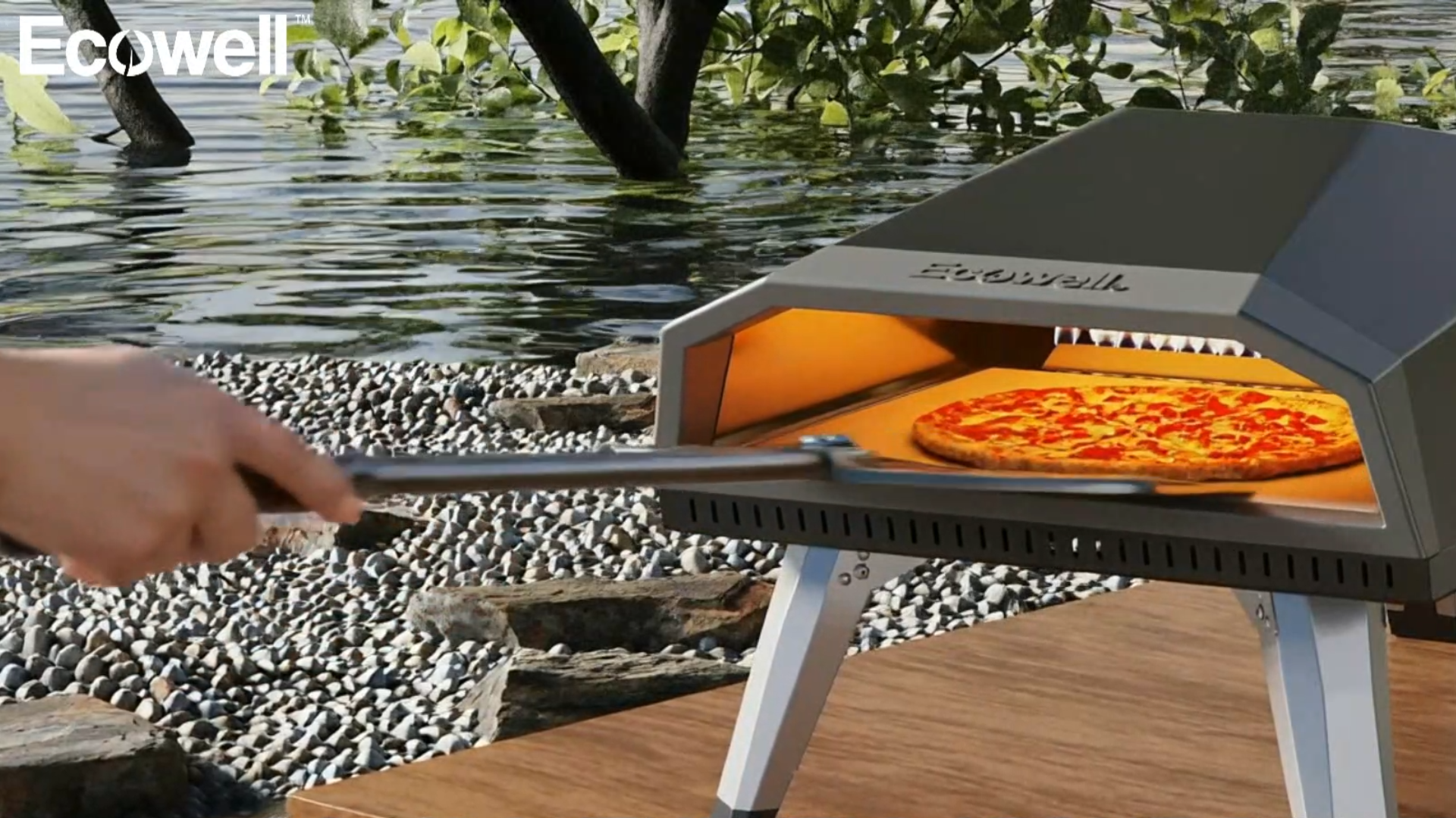 Amazon.com: ECOWELL 12 inch Gas Pizza Oven Outdoor Propane